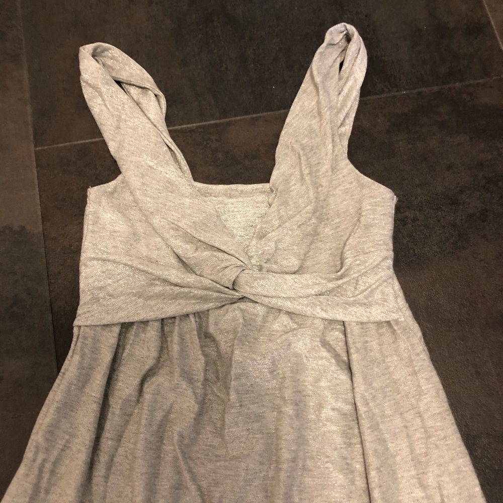 Shimmery Silver Tank - Picture 2 of 4